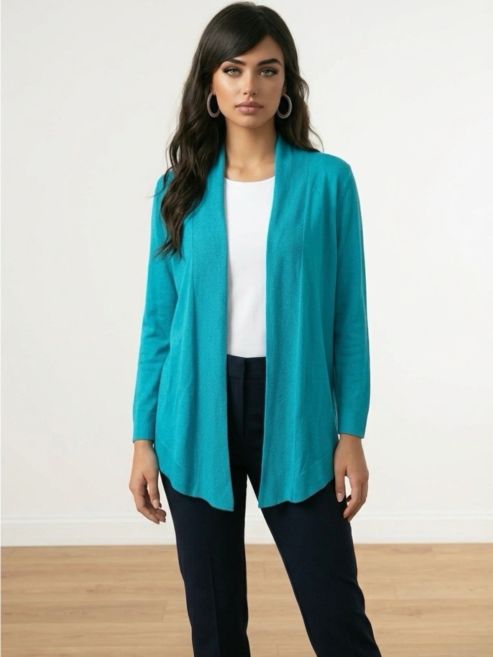 Worthington Turquoise Lightweight Cardigan